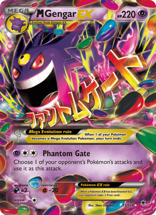 M Gengar EX, carte 35 de Phantom Forces