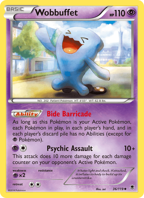 ファントムゲート の 36 番、Wobbuffet