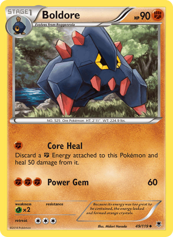 Boldore, card 49 from Phantom Forces