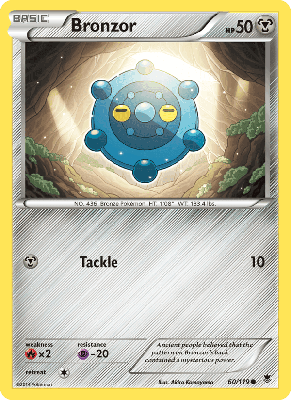 Bronzor, card 60 from Phantom Forces