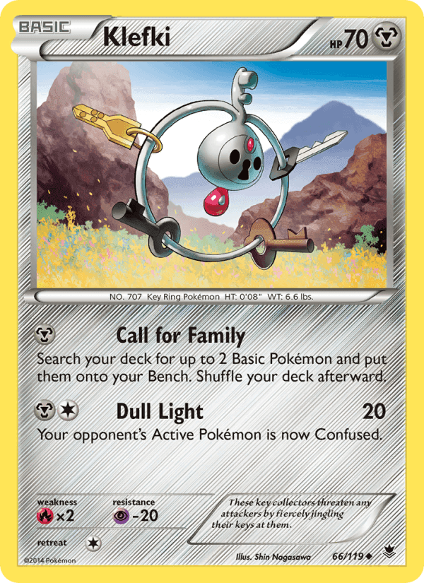 Klefki, card 66 from Phantom Forces