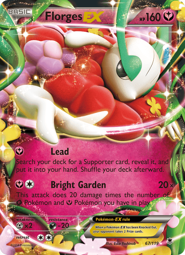 Florges EX, card 67 from Phantom Forces