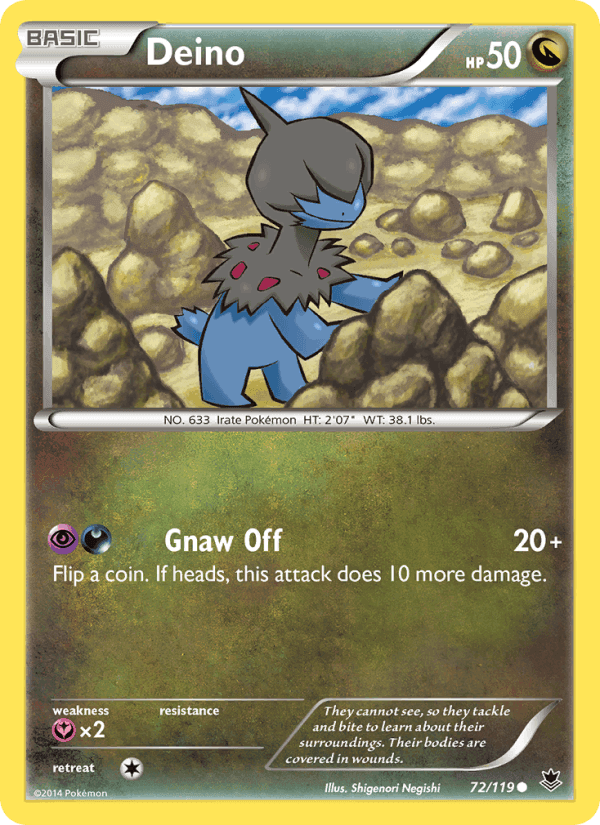 Deino, card 72 from Phantom Forces