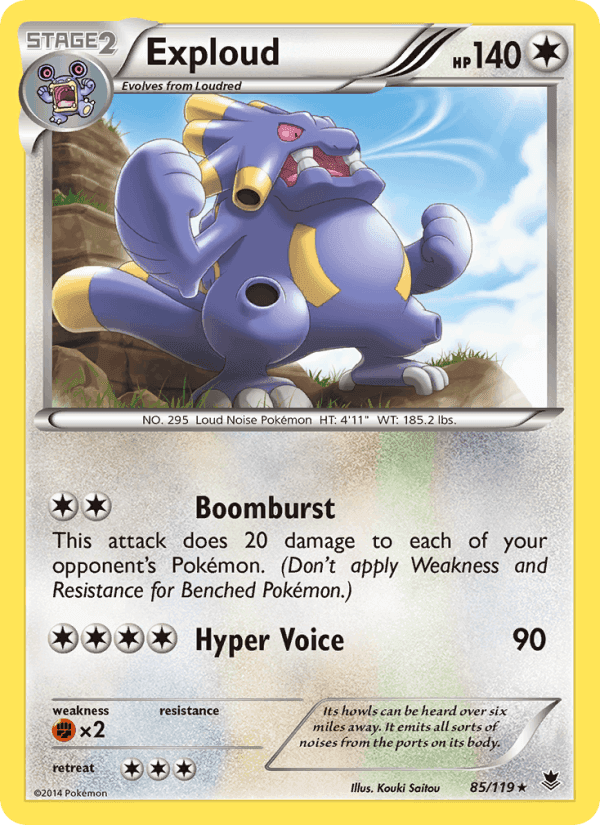 Exploud, card 85 from Phantom Forces