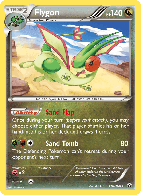 Flygon, card 110 from Primal Clash
