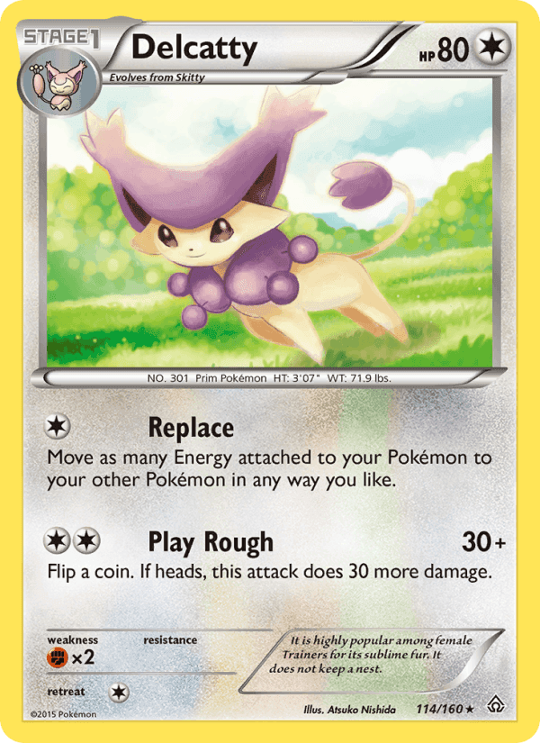 Delcatty, card 114 from Primal Clash
