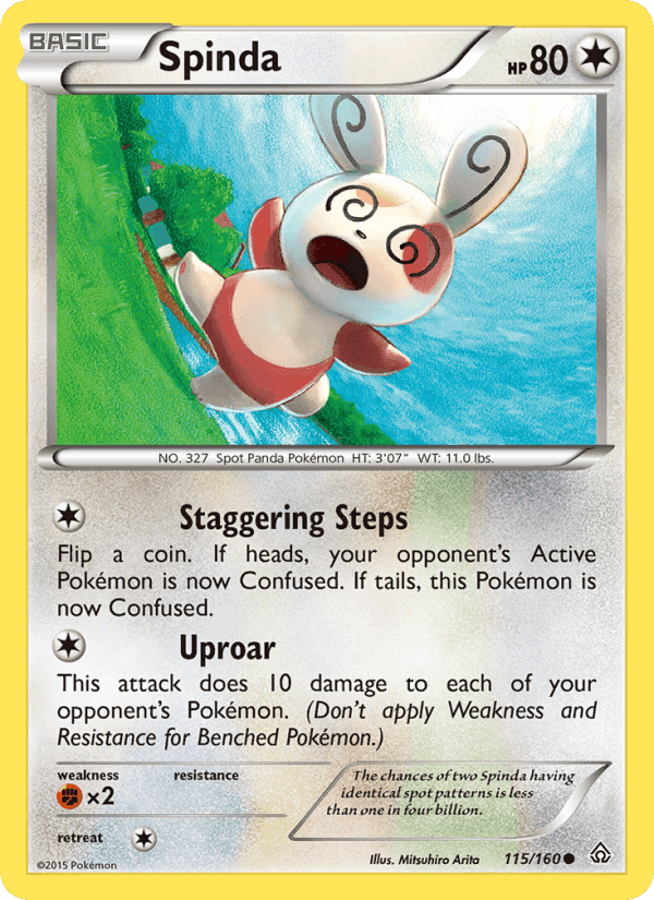 Spinda, card 115 from Primal Clash