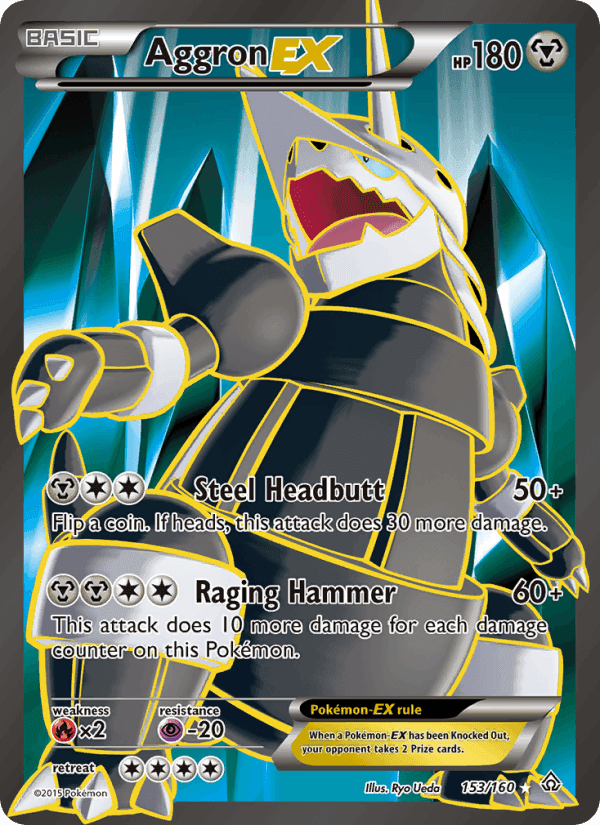Aggron EX, card 153 from Primal Clash