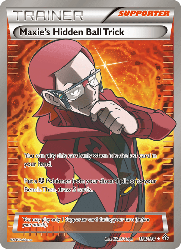 Maxie's Hidden Ball Trick, card 158 from Primal Clash