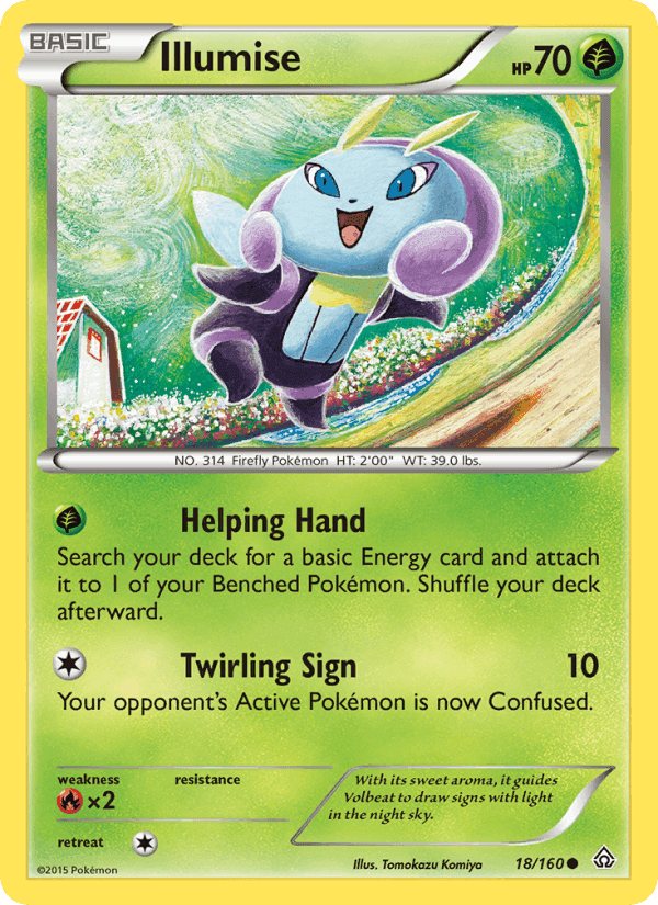 Illumise, card 18 from Primal Clash