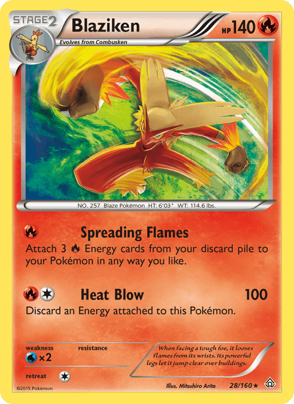 Primal Clash の 28 番、Blaziken