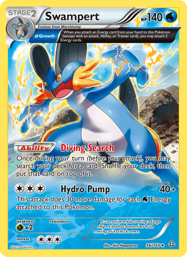 Primal Clash の 36 番、Swampert