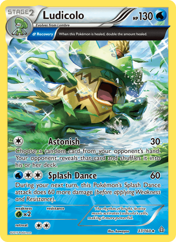 Primal Clash の 37 番、Ludicolo