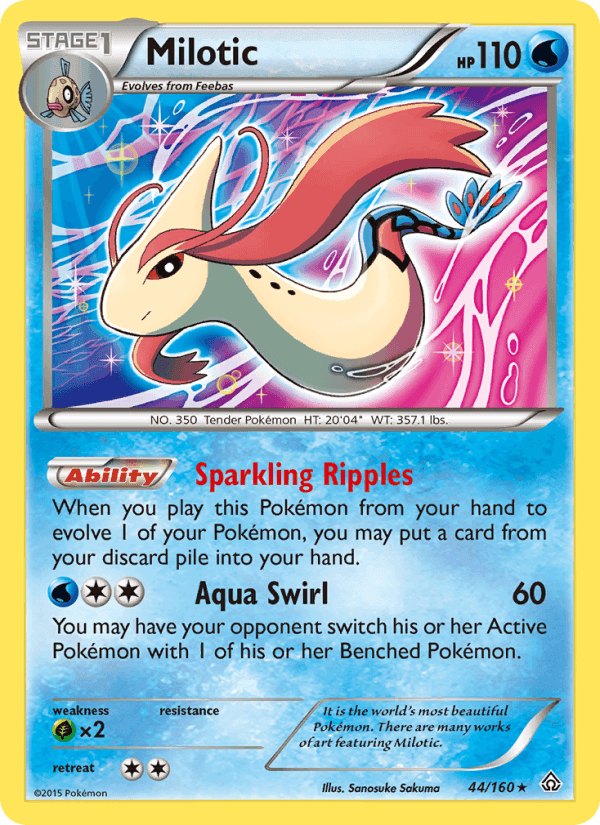Primal Clash の 44 番、Milotic