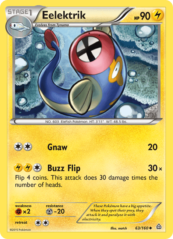 Eelektrik, card 63 from Primal Clash