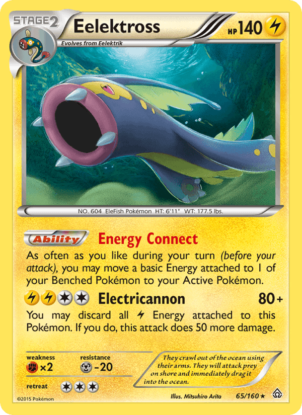 Eelektross, card 65 from Primal Clash