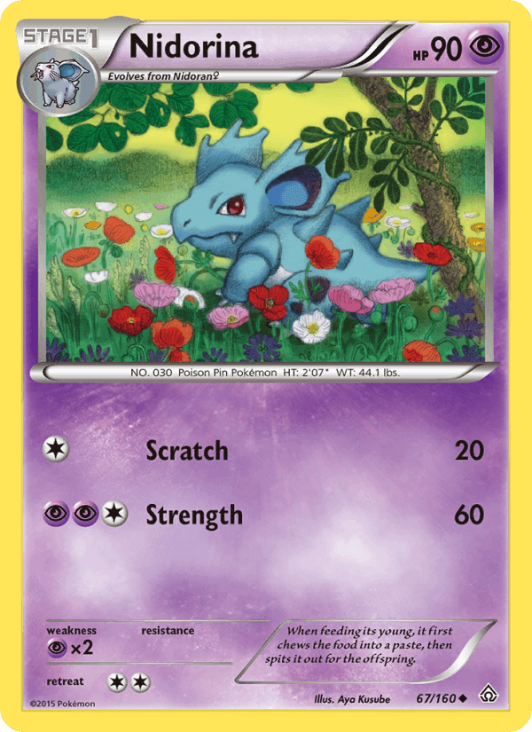 Nidorina, card 67 from Primal Clash