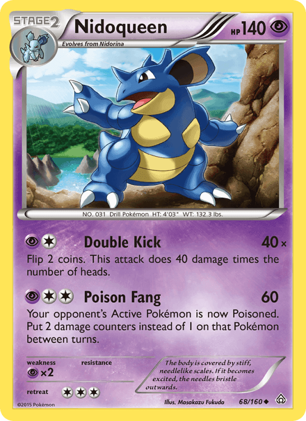 Nidoqueen, card 68 from Primal Clash