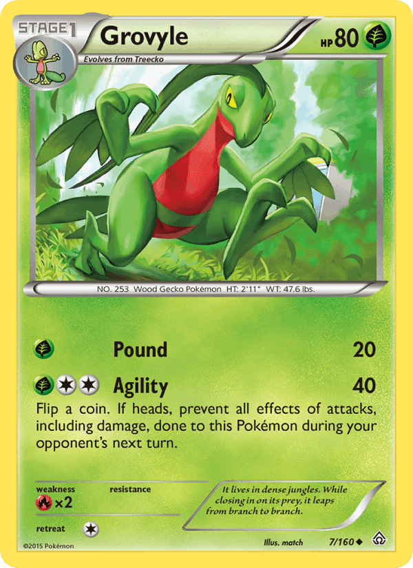 Primal Clash の 7 番、Grovyle