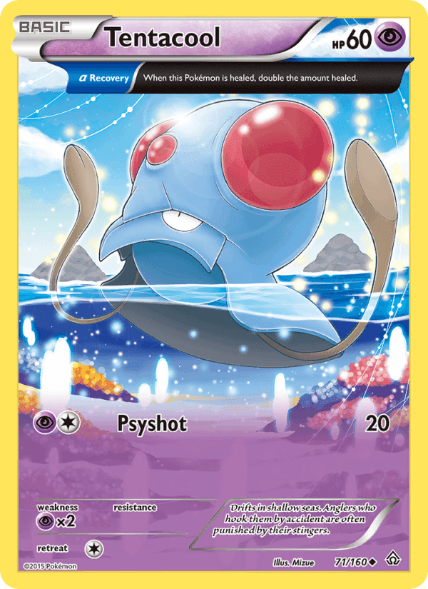 Tentacool, card 71 from Primal Clash