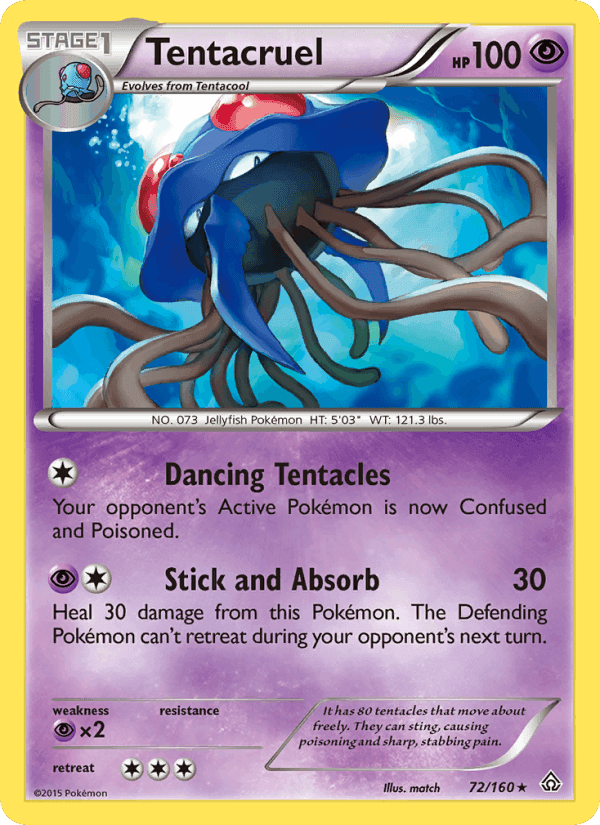 Tentacruel, card 72 from Primal Clash
