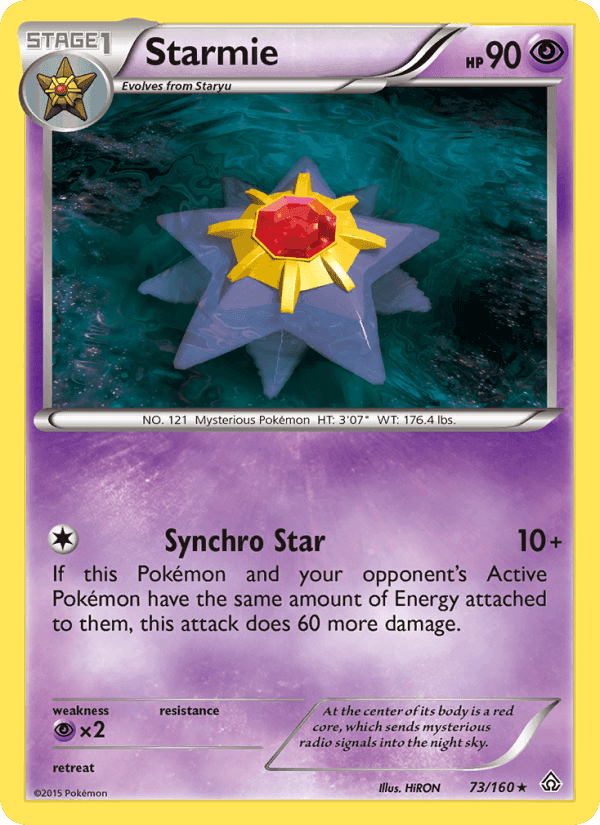 Starmie, card 73 from Primal Clash