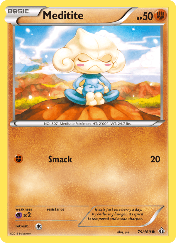 Meditite, card 79 from Primal Clash