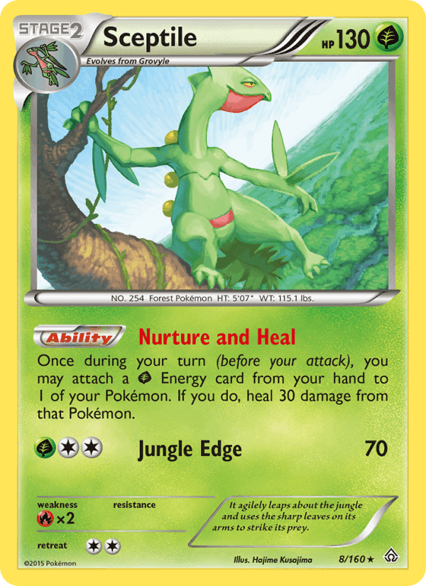 Primal Clash の 8 番、Sceptile