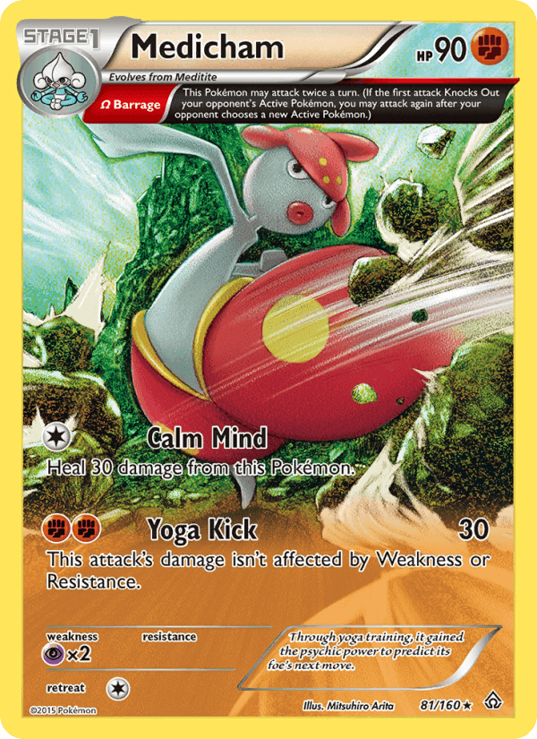 Medicham, card 81 from Primal Clash