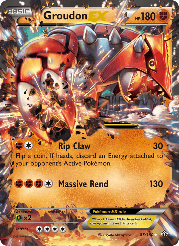 Groudon EX, carte 85 de Primal Clash