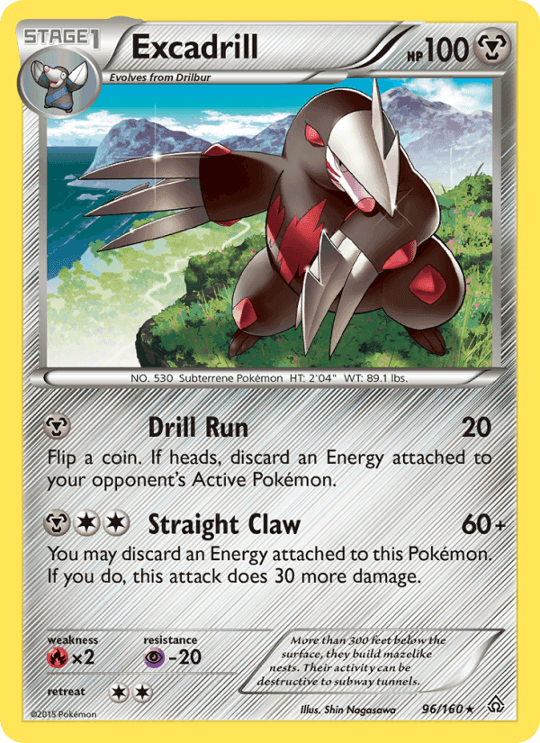 Excadrill, card 96 from Primal Clash