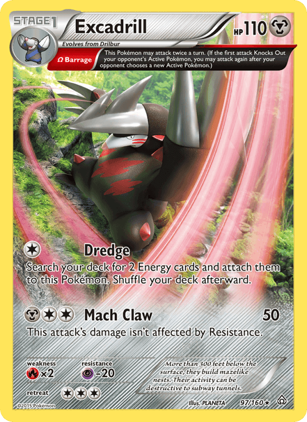 Excadrill, card 97 from Primal Clash