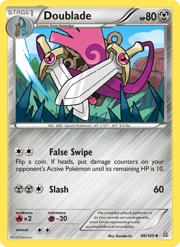 Doublade, card 99 from Primal Clash