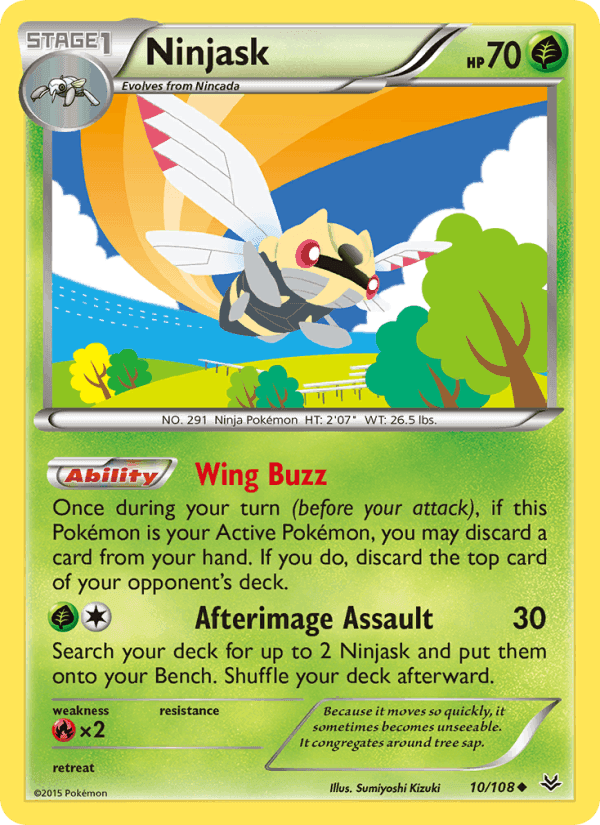 エメラルドブレイク の 10 番、Ninjask