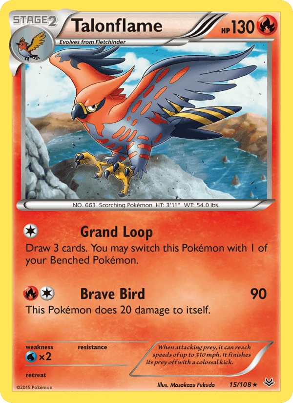 エメラルドブレイク の 15 番、Talonflame