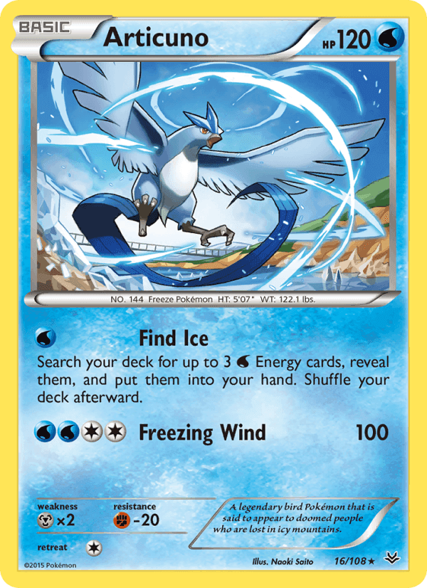 エメラルドブレイク の 16 番、Articuno