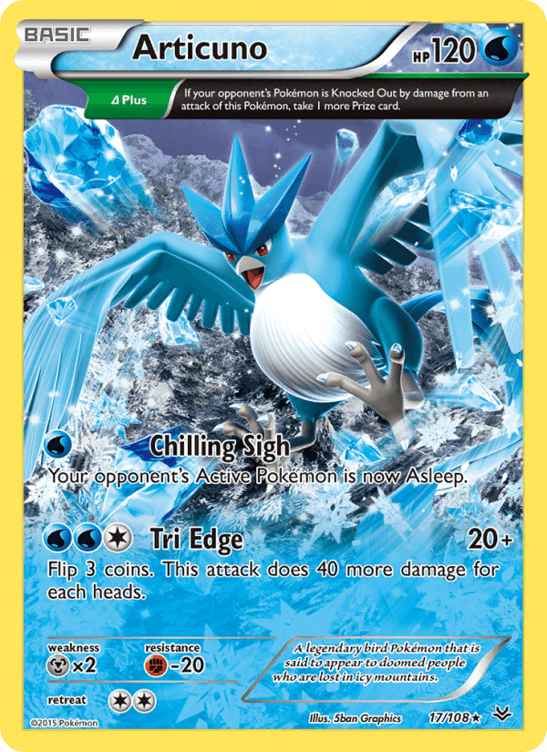 エメラルドブレイク の 17 番、Articuno