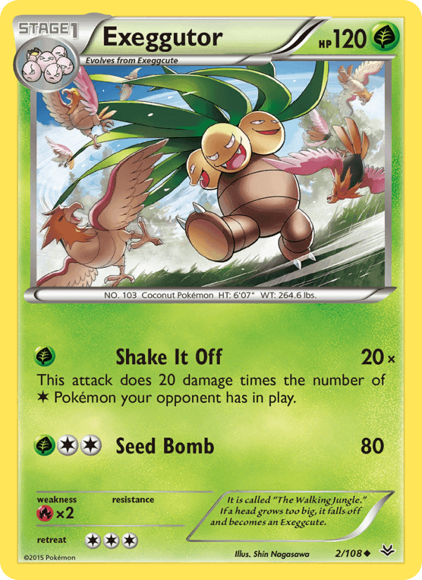 エメラルドブレイク の 2 番、Exeggutor