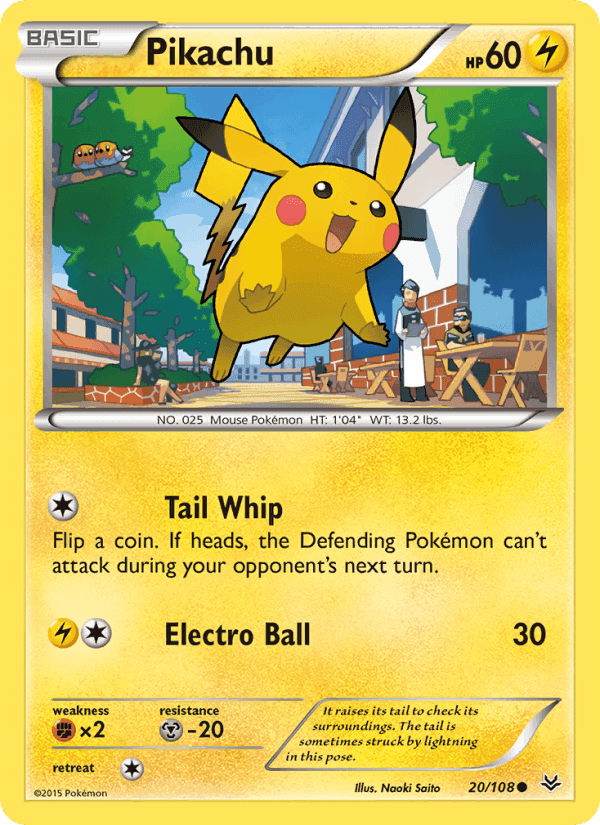 エメラルドブレイク の 20 番、Pikachu