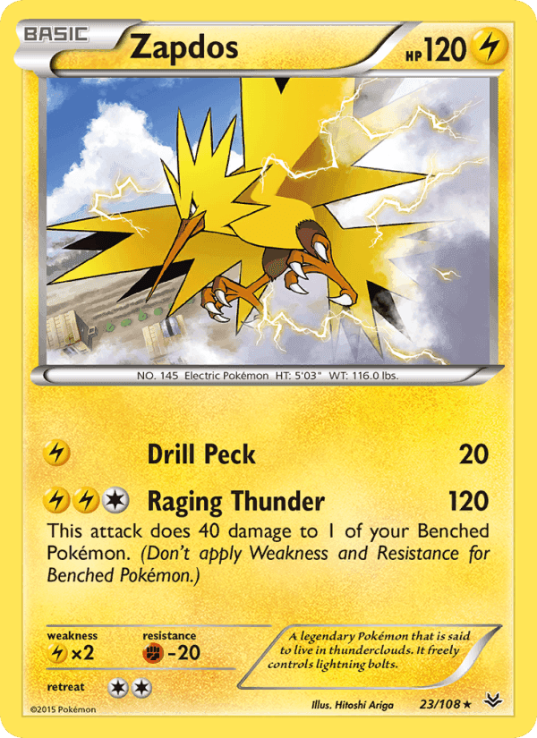 エメラルドブレイク の 23 番、Zapdos