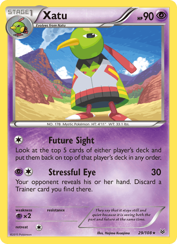 Xatu, card 29 from Roaring Skies