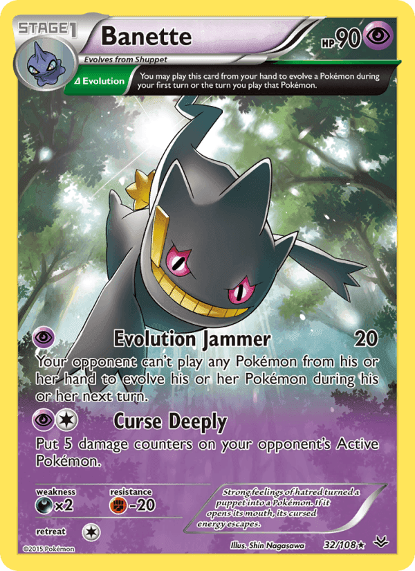 Banette, card 32 from Roaring Skies