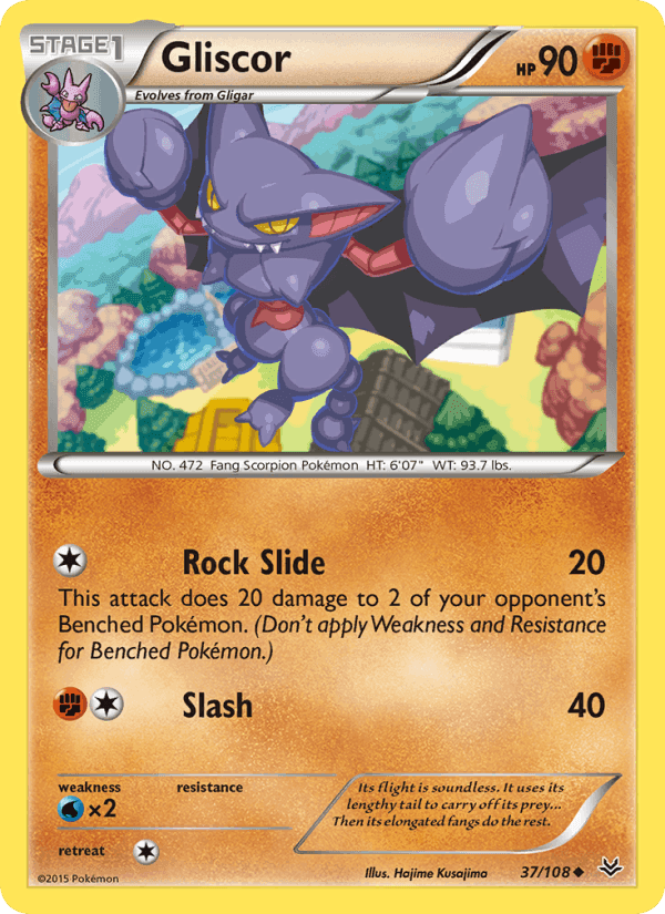 Gliscor, card 37 from Roaring Skies