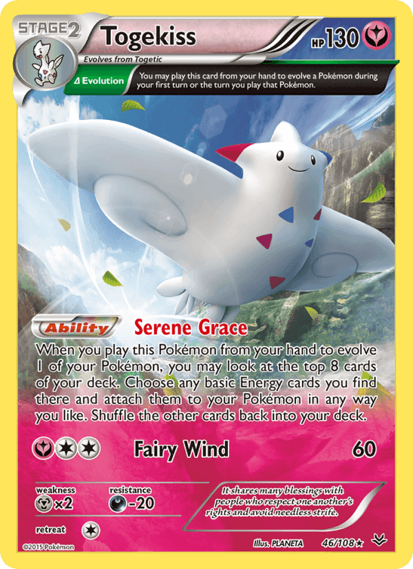 Togekiss, card 46 from Roaring Skies