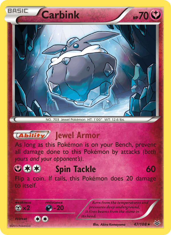 Carbink, card 47 from Roaring Skies
