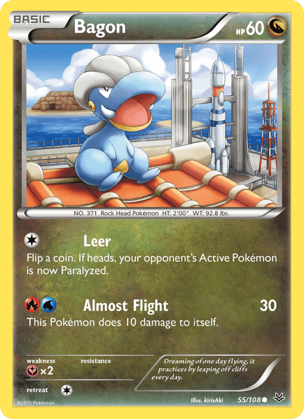 Bagon, card 55 from Roaring Skies