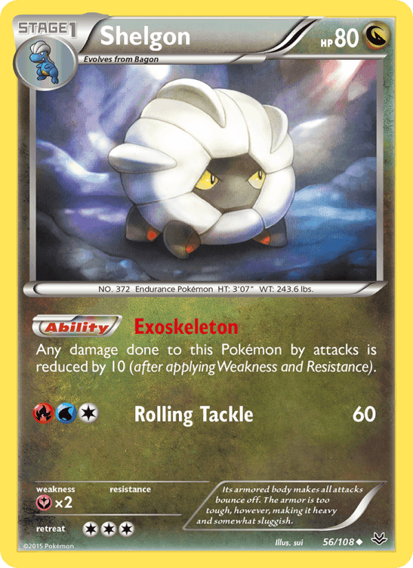 エメラルドブレイク の 56 番、Shelgon