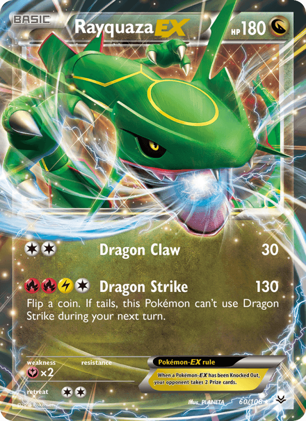 エメラルドブレイク の 60 番、Rayquaza EX
