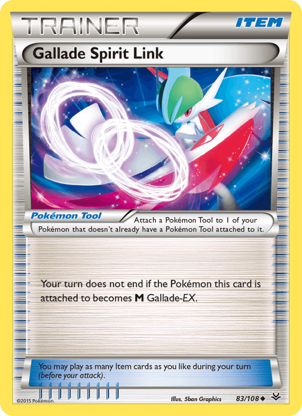 Gallade Spirit Link, card 83 from Roaring Skies