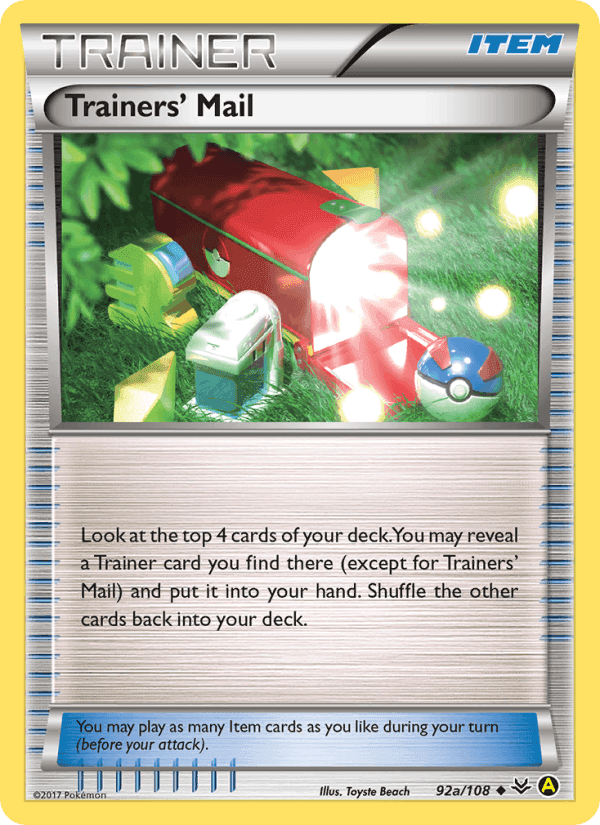 Trainers' Mail, card 92 from Roaring Skies